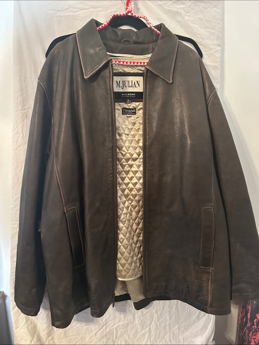 Vintage Wilsons Leather M. Julian Dark Brown Leather Shirt Jacket